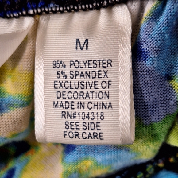 Derek Heart Multicolor Vibrant Floral Animal Print Tropical Maxi Dress Size M - Picture 12 of 13